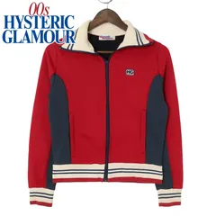 [美品　希少] ヒステリックグラマー　パイル生地のジャージ THE NEW HYS ショート丈ジャージ|HYSTERIC GLAMOUR WOMEN