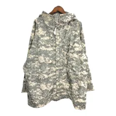00年代 米軍実物 U.S.AIRFORCE レインパーカー ミリタリー デジタルカモ (メンズ X-LARGE) 中古 古着 S2501