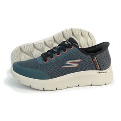 【新品】SKECHERS スケッチャーズ スリップインズ ハンズフリー スニーカー スリッポン ゴー ウォーク フレックス 216332 SLT スレート ブルー系 GO WALK FLEX