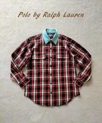 Polo by Ralph Lauren 切り替えチェックシャツ 160