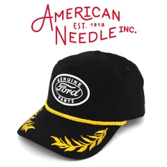 AMERICAN NEEDLE (アメリカンニードル) CORDUROY ROPE CAP -FORD (BLACK)