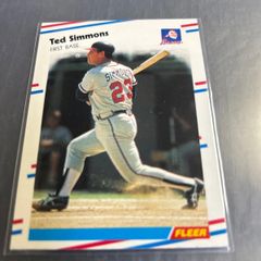 MLB 1988 Fleer Ted Simons Atlanta Braves No.549