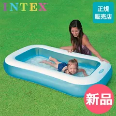 【新品】 インテックス Intex レクタングラー ベビープール 166 × 100 × 28cm 57403 ベビー用 子供用 赤ちゃん 長方形 小さい 夏 [INX-00010-JP]のサムネイル