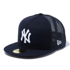ニューエラ 59FIFTY トラッカー ニューヨーク・ヤンキース ネイビー ホワイト 1個  New Era 59FIFTY Trucker New York Yankees Navy White 1pc