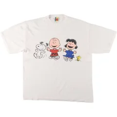 古着 90年代 PEANUTS ピーナッツ キャラクタープリントTシャツ メンズXL相当 ヴィンテージ/eaa567799