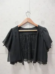 【美品】Dellise Noir デリセアノール ボレロ レース パーティー用 二次会 ブラック サイズ9R