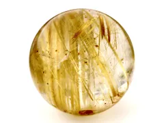 「1点もの 現品」 1粒売り ゴールドルチルクォーツ 12mm パワーストーン バラ売り 天然石 パワーストーン ばら売り