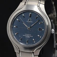 稼動】シチズン アテッサ 7870-H01296 ソーラー 3針 チタン - メルカリ