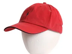 【お得なクーポン配布中!】 90s ポロ スポーツ ラルフローレン コットン ベースボール キャップ フリーサイズ / 90年代 オールド 当時物 POLO SPORT 帽子 ワンポイント