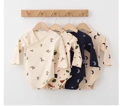 韓国　子供服　オリーブ　レモン　ロンパース