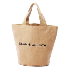 DEAN＆DELUCA ディーン＆デルーカ トートバッグ 麻 お買い物 エコバッグ 弁当バッグ 大容量　Ｌサイズ