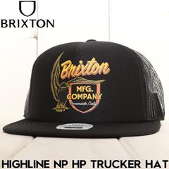 メッシュキャップ フォームトラッカー 帽子 BRIXTON ブリクストン HIGHLINE NP HP TRUCKER HAT 11814 BLACK 25S 日本代理店正規品