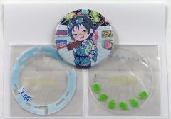 [중고] 배지 빈즈 13. 사명 65mm 캔 배지 & 캔 데코 커버 2장 세트 여름 축제 ver.(그래프 아트 디자인) [그노시아 × 그래프 아트 카페]