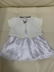 新品　女の子　結婚式　フォーマルワンピース、ボレロセットアップ　90センチ