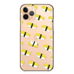 Galaxy A55 5G SC-53E ケース カバー ギャラクシー A55 スマホケース ハードケース 鮨 寿司 マグロ サーモン エビ ホタテ 玉子焼き すしネタ 面白い かわいい 透明 カラー05