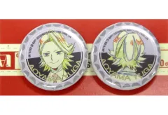 【中古】バッジ・ピンズ(キャラクター) 青山優雅 32mm缶バッジ(正面・後ろ向き2個セット) 「僕のヒーローアカデミア×文房具カフェ2017」