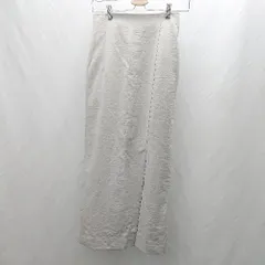 ◇ ⊂ SENSE OF PLACE センス オブ プレイス ロング タイト スカート サイズM ベージュ レディース E  【1502060040310】