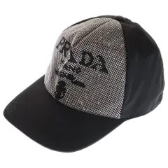 ⭕️極美品　PRADA　プラダ　キャップ　黒　ブラック　専用袋付き　Sサイズ ⭕️極美品 PRADA プラダ キャップ 黒 ブラック 専用袋付き S