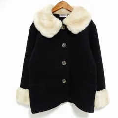 #wnc ジェイ&エムデヴィッドソン J&M.Davidson コート M 黒 アイボリー レディース [871606]のサムネイル