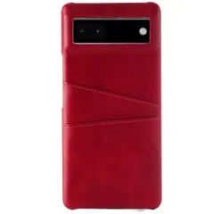 Google Pixel 6a ケース ピクセル6a  カード収納 レザー スマート ケース 【Color】 レッドのサムネイル