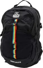 チャムス CHUMS アウトドア スプリングデール25リットル メンズ レディース デイパック リュック 25L バッグ フェス 登山 ハイキング 旅行 トラベル タウンユース ポケット  CH603548 K042 BLK/RAINBOW