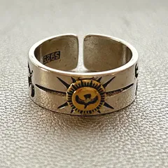 【 インディアンジュエリー リング 】イーグル シルバー アクセサリー メンズ 指輪 ビンテージ ヴィンテージ ネイティブアメリカン S925刻印 Silver Plated フリーサイズ アメカジ ペアリング プレゼント 贈り物 記念日【人気です！】