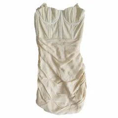  alice + olivia アリス・アンド・オリビア コルセット ドレス ワンピース アイボリー レディース 【中古】