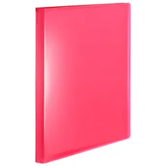 新品 プラス クリアファイル A4縦 40ポケット Pasty プチ 98-481 チェリーピンク