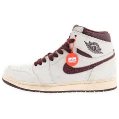 ナイキ TD エアジョーダン1 レトロ ハイ OG セイルアンドバーガンディ A Ma Maniere × Nike TD Air Jordan 1 RETRO High OG 