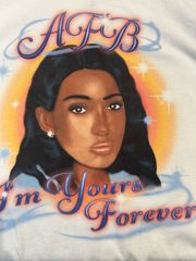【未使用品】A.F.B AFB エーエフビー afb I'm Yours Forever Tシャツ ホワイト サイズXL A-681