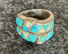 インディアンジュエリー　リング　ナバホ　sterling