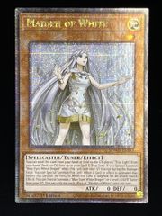 遊戯王 英語版  北米版  白き乙女　25thシークレットレア 1st