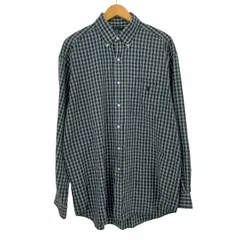 ラルフローレン RALPH LAUREN BLAKE スモールポニー刺繍チェックBD L/S シャツ メンズ import：L 