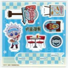 【中古】アクリルスタンド・アクリルパネル 五条悟 ミニアクリルジオラマ 「呪術廻戦 第2期×TOWER RECORDS CAFE 第1弾 懐玉・玉折」