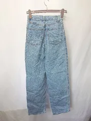 ◇ Θ UNIQLO ユニクロ ワイド カーブデニム サイズ21 ブルー系 レディース E  【1411070009753】