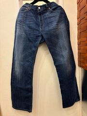 ΩNA3623 大人気！おしゃれ！LEVI'S リーバイス STRAUSS&CO ORIGINAL RIVETED 501 デニム ジーンズ メンズ