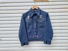 70's Levis for gals Flower刺繍デニムjacket 【ヴィンテージ　リーバイス　レディース　刺繍　デニムジャケット】