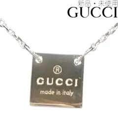 【新品/未使用】グッチ GUCCI 223514-J8400/8106 ネックレス ペンダント プレート メンズ レディース ユニセックス ブランド ロゴ GG シルバー 925 アクセサリー 6257619