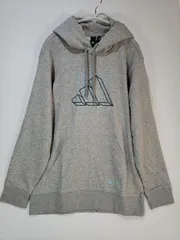 新品【adidas】アディダス プリント パーカー トレーナー スウェット ジャージ 大きいサイズ XXL タグ付き