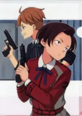 【中古】クリアファイル 春川フキ＆乙女サクラ A4描き下ろしクリアファイル 「コミックス リコリス・リコイル 第2巻」 メロンブックス購入特典