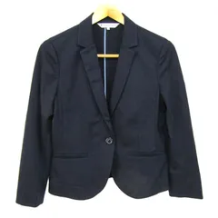 クミキョク テーラードジャケット アウター コットン レディース 3サイズ ネイビー 組曲 【中古】