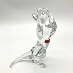 タイムセール　バカラ　ネコ　フィギュリン　アクロバットキャット　猫　ねこ　廃盤 バカラ Baccarat 『パンサー キャット 猫 KITTEN フィギュリン