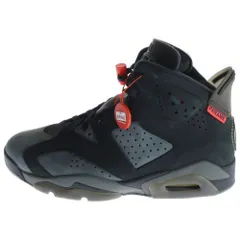 NIKE (ナイキ) ×PARIS SAINT GERMAIN AIR JORDAN 6 RETRO INFRARED パリサンジェルマン エアジョーダン6 ハイカットスニーカー ブラック/グレー US9/27cm CK1229-001