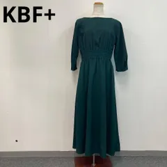 KBF+ ウエストマークヴィンテージライクワンピース サイズM ★ ■◇