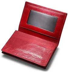 東京下町工房 名刺入れ 本革 大容量 取り出し易い幅広タイプ 男女兼用 ビンテージ加( レッド)