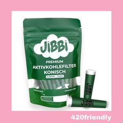 420friendly  "JIBBI"  Aktivkohlefilter  プレミアム活性炭フィルター円錐形 (50個入り)