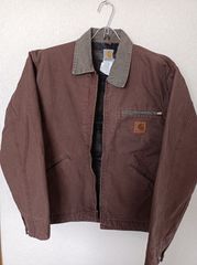 Carhartt J97デトロイトジャケット USA製 ダックジャケット S ブラウン