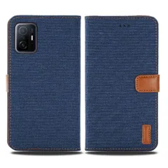 【数量限定】手帳ケース XIAOMI 対応 (ダークブルー) Pro 全面保護 11T 11T ベストデニム材料 Mi カード収納ポケット Mi / 横置きスタンド機能 Xiaomi 手帳型 スマホケース ケース シャオミ デザイン デニム ミー11tプロ 新のサムネイル