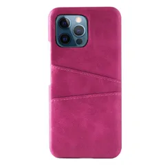 iPhone14 Pro Max ケース アイフォン14 プロマックス  カード収納 レザー スマート ケース 【Color】 マゼンタ