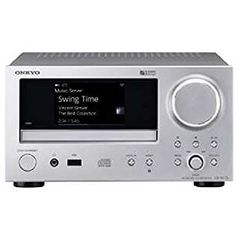Used, Very Good Condition ONKYO Network CD Receiver, High-Resolution Compatible, Silver, CR-N775(S)